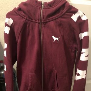 PINK Zip-Up Hoodie